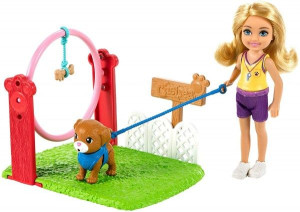 Barbie - Chelsea Kariera Zestaw - Trenerka Psów - Gtr88 Gtn62