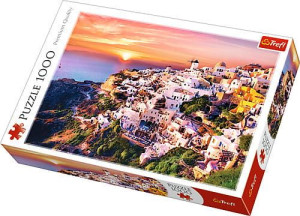 Trefl Puzzle 1000el Zachód słońca nad Santorini
