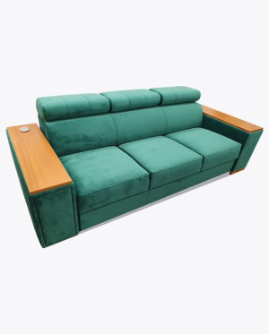 SOFA SOFTI 571 - funkcja spania - półki - pufy
