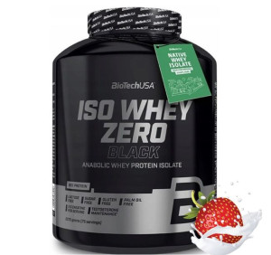 Odżywka Białkowa Izolat BioTechUSA Iso Whey Zero Black 2270g Truskawka