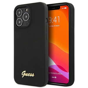 Etui Guess GUHMP13LLSLMGBK Apple iPhone 13 Pro black/czarny hardcase Silico