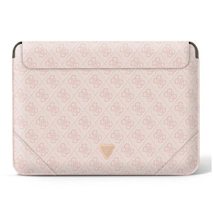 Etui Guess Sleeve GUCS14P4TP 13/14 cali rożowy/pink 4G Uptown Triangle logo