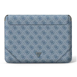 Etui Guess Sleeve GUCS16P4TB 16 cali niebieski/blue 4G Uptown Triangle logo