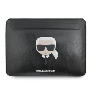 Etui Karl Lagerfeld Sleeve KLCS16KHBK 16 cali czarny/black Ikonik Karl`s He