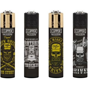 Zapalniczka Clipper - Driving Skulls