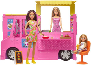 Barbie - Lalka Barbie I Siostry - Food Truck - Gwj58