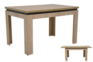 Stół Laminowany Rozkładany Sonoma 80x120/160 cm *C-6