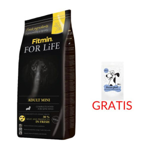 FITMIN For Life Mini Adult 15kg  + PEPE mini chunkies guinea fowl (perliczk
