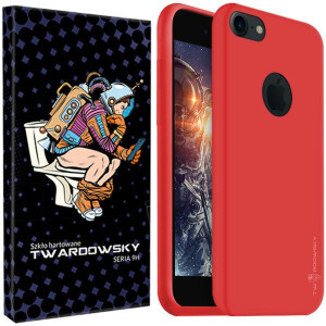 Etui Do Iphone 7 Case Twardowsky Red Hole + Szkło