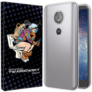 Etui Do Motorola Moto E5 Twardowsky Less +szkło 9h