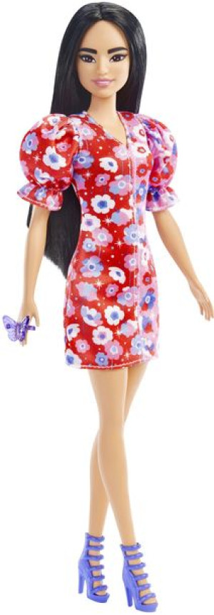 Barbie - Modna Przyjaciółka - Lalka Sukienka W Kwiaty - Fbr37 Hbv11