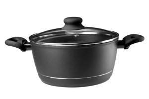 Garnek z pokrywką 4,5L 24 cm ROYAL indukcja 6737