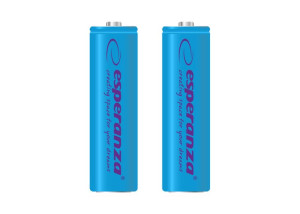 Esperanza akumulatorki ni-mh aa 2000mah 2szt. niebieskie