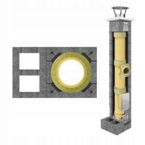 System kominowy ceramiczny K+W2 fi 200 5m STD