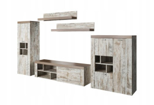 Zestaw mebli AMY 10 sonoma trufel / canyon Salon