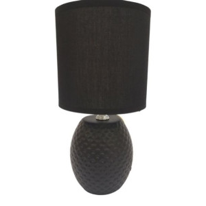 Lampa Lampka Nocna Salon Pokój Sypialnia Czarna