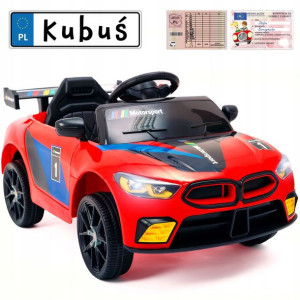 Samochód AUTO autko na akumulator LEDY MP3 PILOT