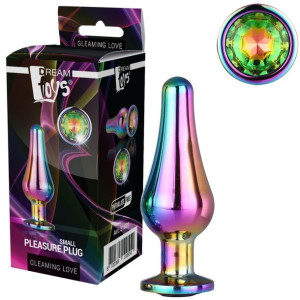 GLEAMING LOVE COLOURED PLEASURE PLUG S Korek analny, Aluminiowy