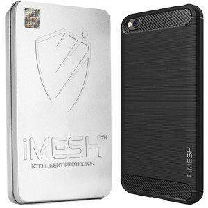 Etui Do Xiaomi Redmi Go Pokrowiec Tył Imesh Carbon