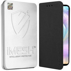 Etui Do Huawei P30 Pokrowiec Imesh Leather + Szkło