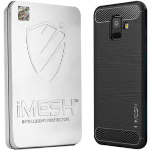 Etui Do Sam Galaxy A6 2018 Imesh Carbon + Szkło 5d