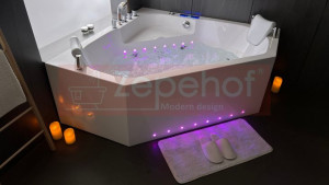Wanna z hydromasażem C-487 narożna 150cmx150cmx58cm