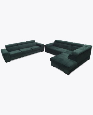 ZESTAW NAROŻNIK + SOFA - funkcja spania