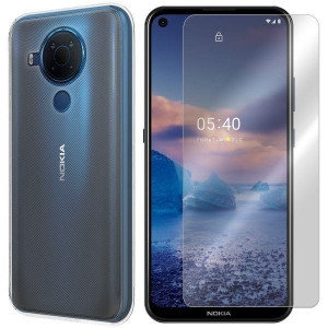 Etui Do Nokia 5.4 Pokrowiec Obudowa 0.3mm + Szkło