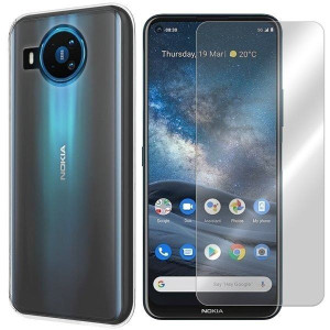 Etui Do Nokia 8.3 5g Pokrowiec 0.3mm + Szkło 9h