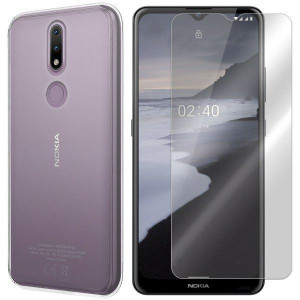 Etui Do Nokia 2.4 Pokkrowiec Obudowa 0.3mm + Szkło
