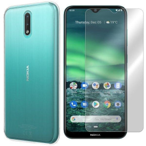 Etui Do Nokia 2.3 Pokrowiec Obudowa 0.3mm + Szkło