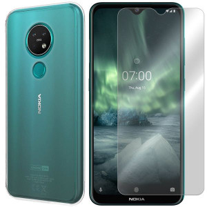 Etui Do Nokia 7.2 Pokrowiec Case 0.3mm + Szkło