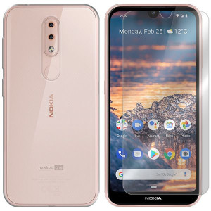 Etui Do Nokia 4.2 Pokrowiec Kabura 0.3mm + Szkło
