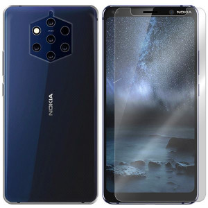 Etui Do Nokia 9 Pureview Pokrowiec 0.3mm + Szkło