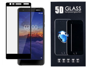 Szkło Hartowane 5d 9h Cały Ekran Do Nokia 5.1 2018