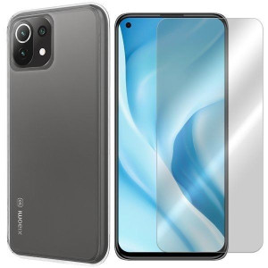 Etui Do Xiaomi Mi 11 Lite 5g Case 0.3mm + Szkło 9h