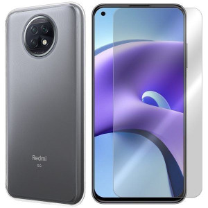 Etui Do Xiaomi Redmi Note 9t 5g 0.3mm + Szkło 9h