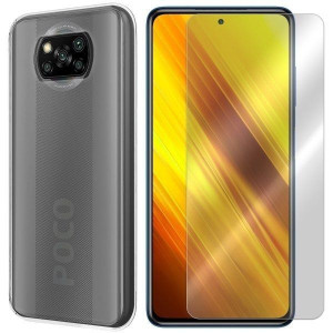 Etui Do Xiaomi Poco X3 Nfc Obudowa 0.3mm +szkło 9h