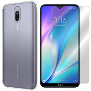 Etui Do Xiaomi Redmi 8a Pro Pokrowiec 0.3mm +szkło