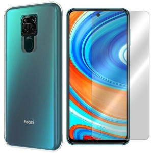 Etui Do Xiaomi Redmi Note 9 Case 0.3mm + Szkło 9h