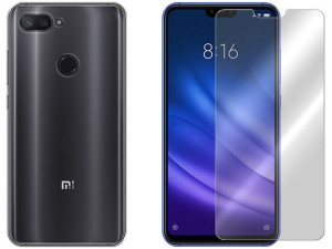Etui Do Xiaomi Mi8 Lite / Mi 8 Lite 0.3mm + Szkło