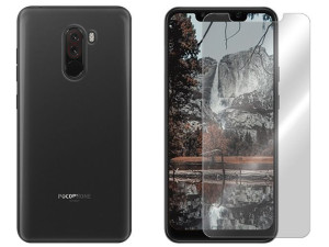 Xiaomi Pocophone F1 Etui Pokrowiec 0.3mm + Szkło