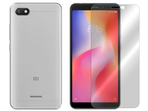 Xiaomi Redmi 6a Etui Case Pokrowiec 0.3mm + Szkło