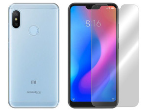 Xiaomi Redmi 6 Pro Etui Pokrowwiec 0.3mm + Szkło