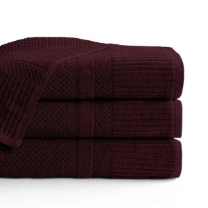 Ręcznik Ivo 70x140 burgund 550g  100% bawełna