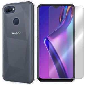 Etui Do Oppo A12 Pokrowiec Obudowa 0.3mm + Szkło