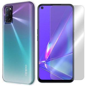 Etui Do Oppo A72 Pokrowiec Obudowa 0.3mm + Szkło