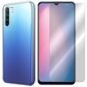 Etui Do Oppo Reno 3 Pokrowiec Obudowa 0.3mm +szkło