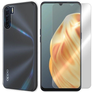 Etui Do Oppo A91 Pokrowiec Obudowa 0.3mm + Szkło