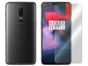 Oneplus 6 Etui Pokrowiec Obudowa 0.3mm + Szkło 9h